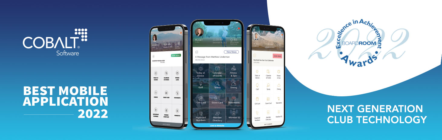 7 Reasons Why Cobalt Software Won this Award for “Best Mobile App” for Private Clubs